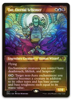 Zur, Eternal Schemer (Showcase) #327 (Foil) (NM) Dominaria United DMU Magic MTG - Image 1