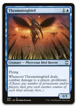Thrummingbird #236 (NM) Streets New Capenna NCC Magic MTG - Image 1