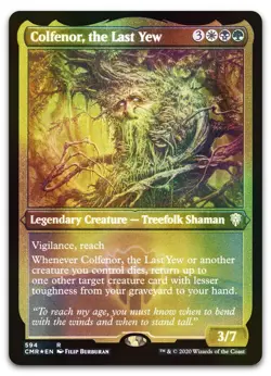 Colfenor, the Last Yew (Foil Etched) #594 (NM) Commander Legends CMR Magic MTG - Image 1