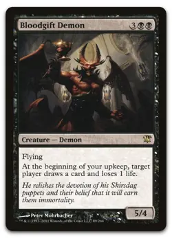 Bloodgift Demon #89 (LP) Innistrad ISD Magic MTG - Image 1