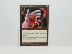 WOTC Magic the Gathering 5th Edition Artifact - Nevinyrral's Disk - Unplayed - Image 1