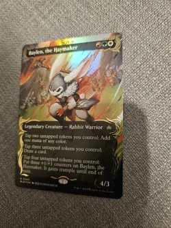 Baylen the Haymaker Raised Foil Borderless Bloomburrow Foil Edition - Image 3