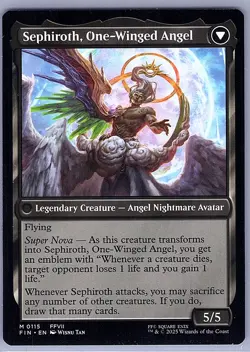 Sephiroth, Fabled SOLDIER - MTG FINAL FANTASY #115 - Magic the Gathering Regular - Image 2