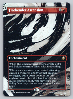 Firebender Ascension Borderless FOIL - Avatar Last Airbender - MTG - Image 1