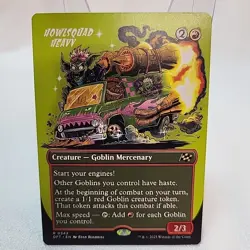 Howlsquad Heavy Borderless Non Foil MTG DFT NM Near Mint Fast Shipping Canadian - Image 1