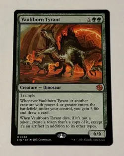 MTG Vaultborn Tyrant - Outlaws of Thunder Junction - The Big Score LP - Image 1