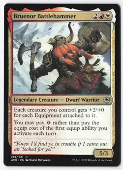 Bruenor Battlehammer Normal U Adventures in the Forgotten Realms 219 NM - Image 1