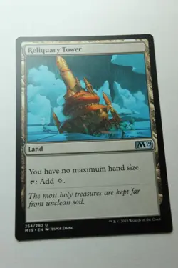 MTG Reliquary Tower x1- -Core Set 2019-Lightly Played - Image 1