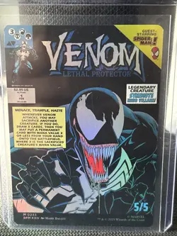 Venom Eddie Brock- Borderless FOIL - Marvel's Spider-Man (0233) MTG - SSP NP - Image 1