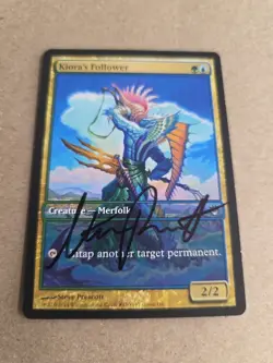 Kiora's Follower Signed By Steve Prescott Magic the Gathering - Image 1