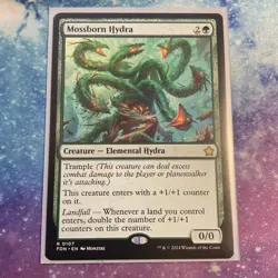 Mossborn Hydra (REGULAR) x1 - MTG Foundations FDN #107 - Image 1
