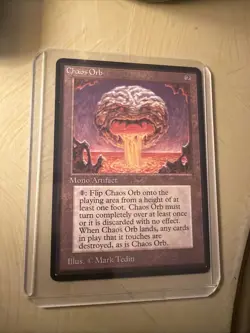 Magic The Gathering - Chaos Orb Limited Edition Beta Rare - Image 1