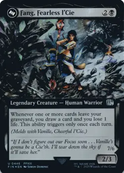 MTG Fang, Fearless l'Cie (Extended Art) Foil NM FINAL FANTASY Magic 446 - Image 1