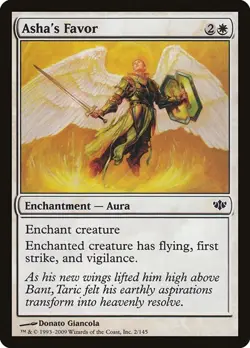Asha's Favor 2 MTG NM - Conflux - Image 1