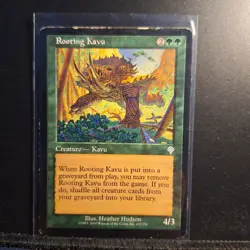 Magic the Gathering MTG Rooting Kavu #207 Invasion Uncommon - Image 1