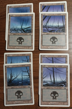 8x Swamp Basic Land - LP/MP - Battle Royale Box Set - MTG - Image 1