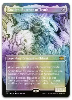 Kozilek, Butcher of Truth (Borderless) #336 (Foil) NM Double Masters 2022 - Image 1