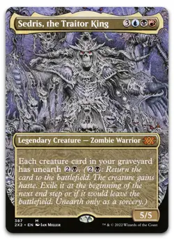 Sedris, the Traitor King (Borderless) #387 NM Double Masters 2022 2X2 Magic MTG - Image 1