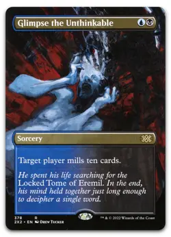 Glimpse the Unthinkable (Borderless) #378 (NM) Double Masters 2022 2X2 Magic MTG - Image 1