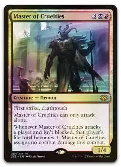 Master of Cruelties #251 (Foil) (NM) Double Masters 2022 2X2 Magic MTG - Image 1