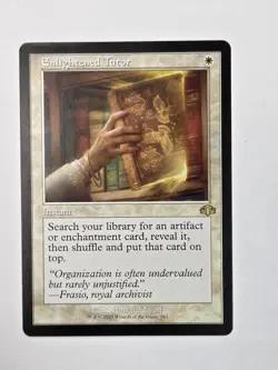 Enlightened Tutor (Retro Frame) Dominaria Remastered Regular - Image 1