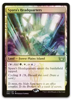 Spara's Headquarters #257 (Foil) (NM) Streets New Capenna PPSNC Magic MTG - Image 1