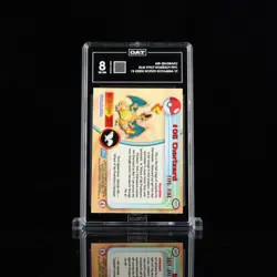 Charizard #06 1999 POKEMON TOPPS (BLUE) TV Animation Series TAG 8 Near Mint - Image 2