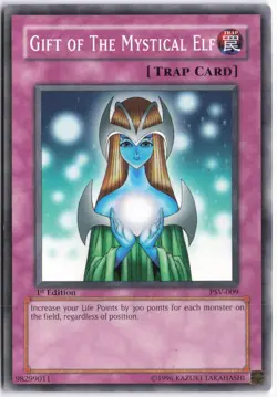 Yugioh - Gift of The Mystical Elf PSV-009 1st Edition - Pharaoh's Servant - Image 1