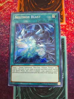 Yu-Gi-Oh! Neutron Blast LCKC-EN041 Secret Rare 1st Edition Near Mint - Image 1
