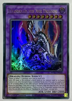 Titaniklad The Ash Dragon MP21-EN125 (NM) Ultra Rare 1st Edition YuGiOh! TCG - Image 1