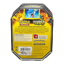 Pokemon TCG: Hidden Fates Charizard Metal Tin Empty No Cards Clean Collector - Image 3