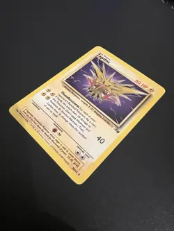 Zapdos 30/62 Fossil Unlimited 1999 Pokemon Card Rare NM - Image 3