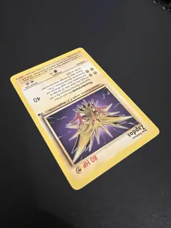 Zapdos 30/62 Fossil Unlimited 1999 Pokemon Card Rare NM - Image 4