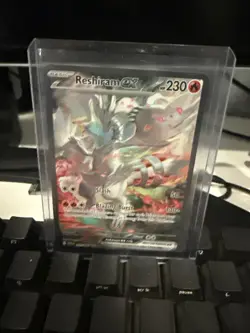 Pokemon TCG Reshiram EX White Flare Card 166/086 Near Mint Condition - Image 1