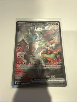 Pokemon TCG Reshiram EX White Flare Card 166/086 Near Mint Condition - Image 4