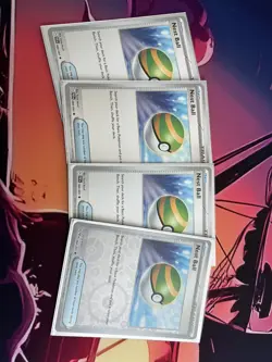 Pokemon TCG - Nest Ball Trainer Card - X4 Playset 084/091 - 1 x Rev - Image 1