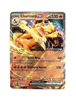 Charizard ex 006/165 Scarlet & Violet 151 Double Rare Holo Pokemon TCG Card NM - Image 1