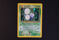 Jumpluff 7/111 Holo Shiny Pokemon TCG Card Neo Genesis 2000 Heavy Play - Image 1
