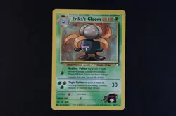 Erika's Gloom 45/132 Non Holo Uncommon Pokemon TCG Card Gym Heroes Moderate Play - Image 1
