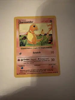 Pokemon Charmander Base Set Shadowless Card 046/102 NM Condition! - Image 1