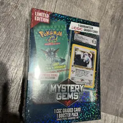 Pokemon Mystery Gems 1 CGC Graded Card & Booster Pack 2025 Limited Edition - Image 2