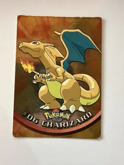 Pokemon Charizard #06 Holo Foil Topps Card 1999 - Image 1