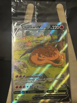 SEALED Charizard UPC V & VMAX SWSH260 SWSH261 SWSH262 Promo Cards - Image 3