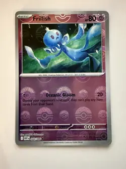 Pokemon TCG Frillish 044/086 Sv White Flare Pokeball Holo Card - Image 1