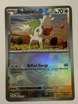 Pokemon Card Shaymin 087/131 Poke Ball Reverse Holo Prismatic Evolutions NM - Image 1