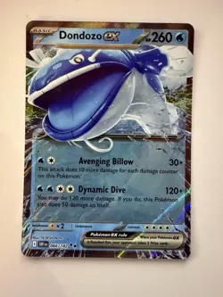 Pokemon TCG Dondozo EX Destined Rivals Holo Card 066/182 - Image 1