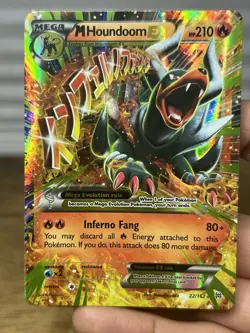 Pokemon TCG Mega-Houndoom-EX Holo Rare Card Breakthrough 22/162 - Image 3