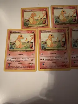 Pokemon Base Set Charmander Card 46/102 NM Condition Lot of 10 for Cheap!! - Image 2