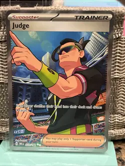 Pokemon TCG Judge 222/182 Destined Rivals Trainer Card - Image 1