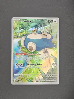 Pokemon TCG Snorlax 051 Black Star Promo 151 Scarlet & Violet Holo Card SVP - Image 1